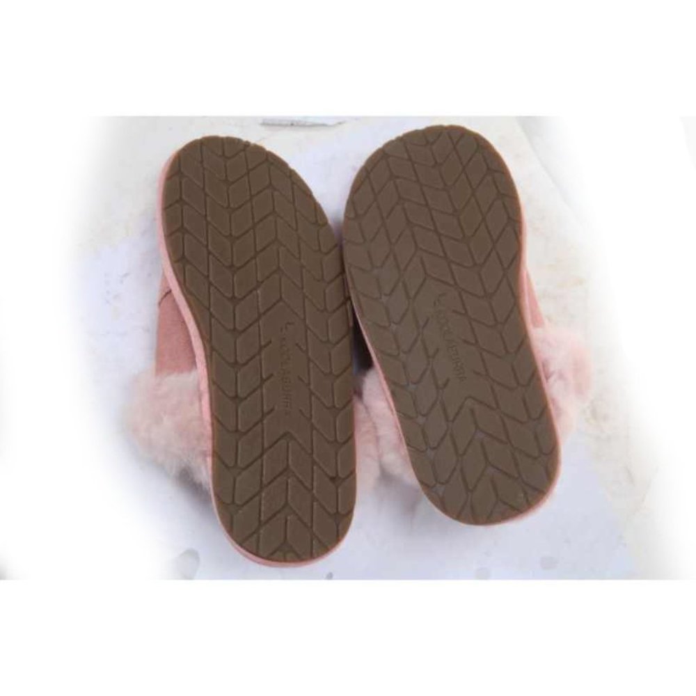 NWOB KOOLABURRA BY UGG MILO slippers slip on slide suede womens shoes pink 6 - Picture 10 of 14
